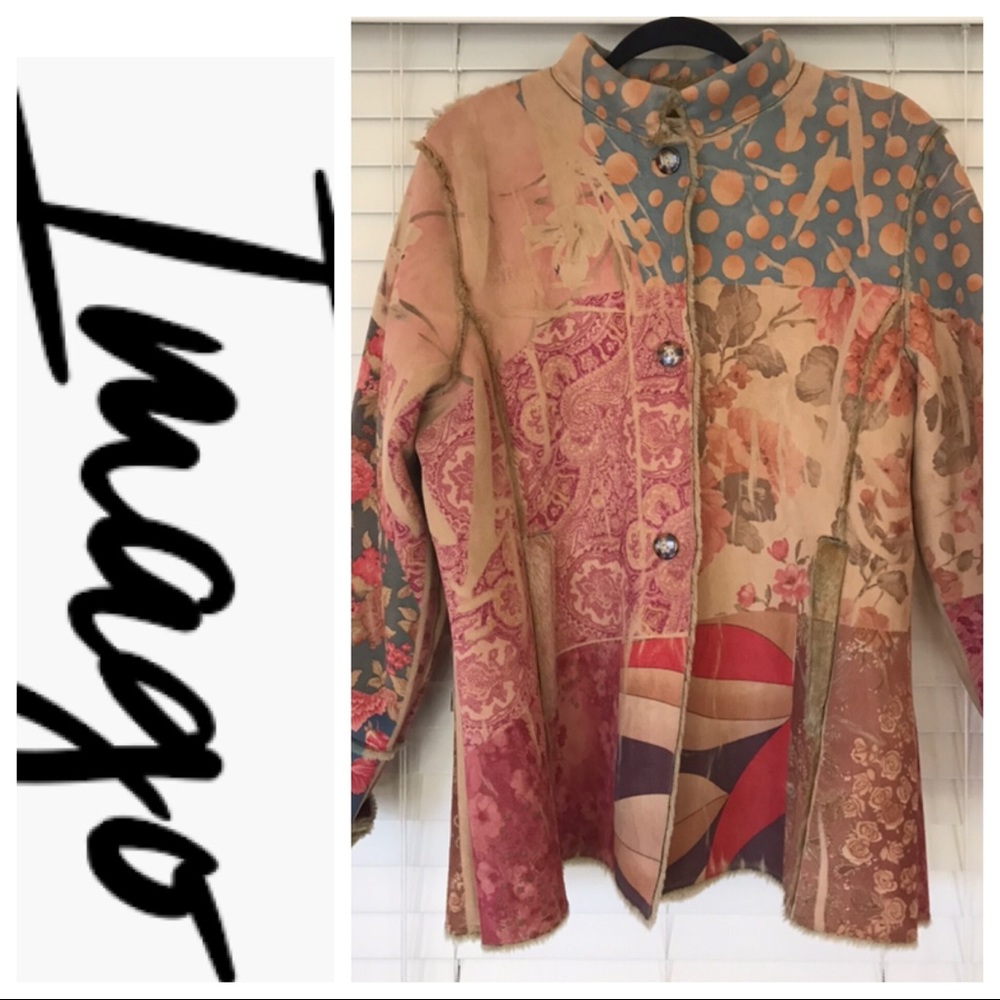 IMAGO BOHO STYLE FAUX SEUDE COST SIZE L